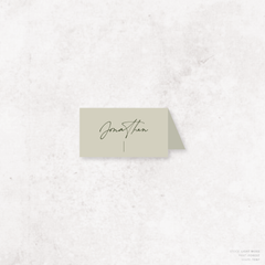 Serendipity: Wedding Place Card