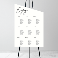 Serendipity: Wedding Seating Chart