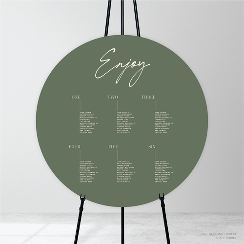 Serendipity: Wedding Seating Chart