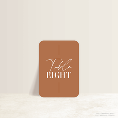 Serendipity: Wedding Table Number