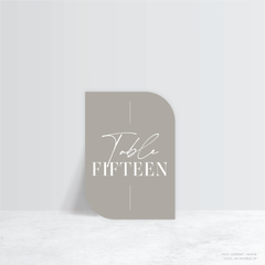 Serendipity: Wedding Table Number