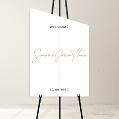 Serendipity: Wedding Welcome Sign
