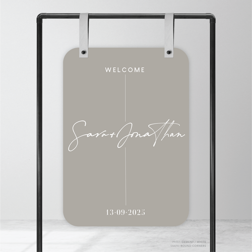 Serendipity: Wedding Welcome Sign