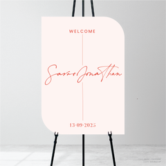 Serendipity: Wedding Welcome Sign
