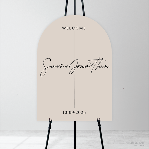 Serendipity: Wedding Welcome Sign