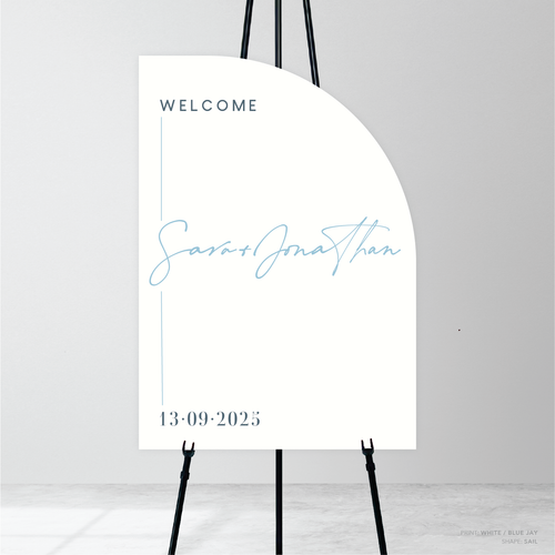 Serendipity: Wedding Welcome Sign