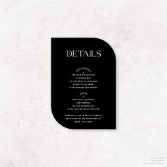 Starry: Wedding Info Card