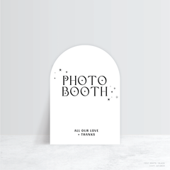 Starry: Wedding Info Sign