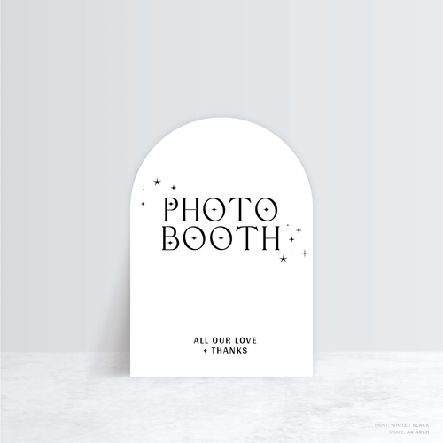 Starry: Wedding Info Sign