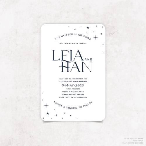 Starry: Wedding Invitation