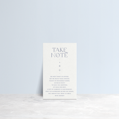 Starry: Wedding Note Card