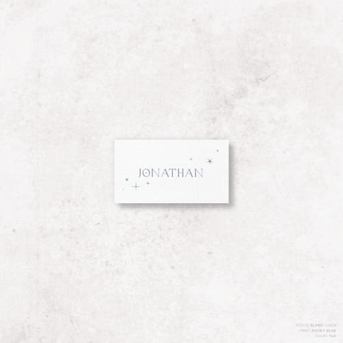 Starry: Wedding Place Card
