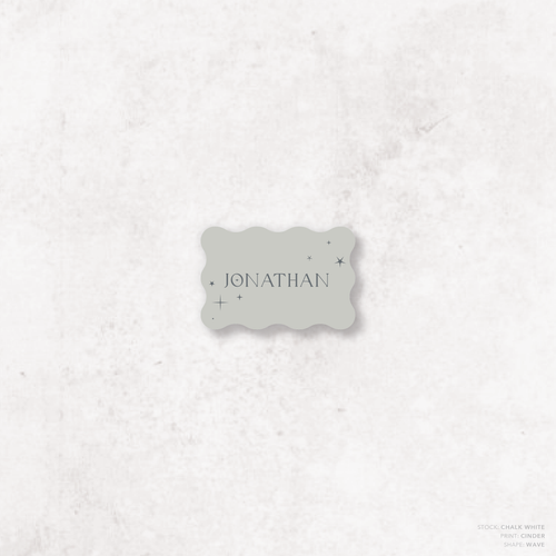 Starry: Wedding Place Card