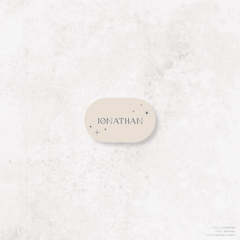 Starry: Wedding Place Card