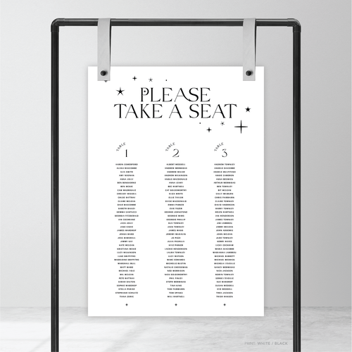 Starry: Wedding Seating Chart