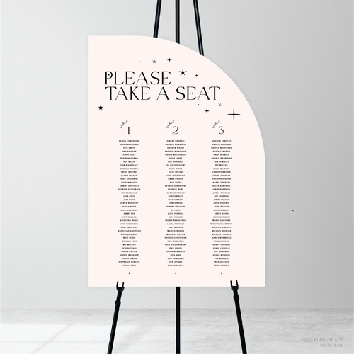 Starry: Wedding Seating Chart