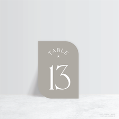 Starry: Wedding Table Number