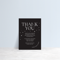 Starry: Wedding Thank You Card