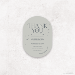 Starry: Wedding Thank You Card