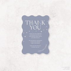 Starry: Wedding Thank You Card