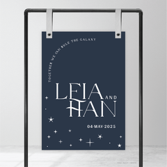 Starry: Wedding Welcome Sign