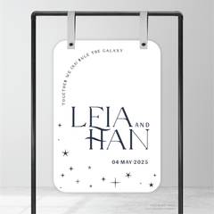 Starry: Wedding Welcome Sign