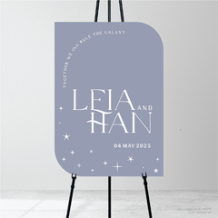 Starry: Wedding Welcome Sign