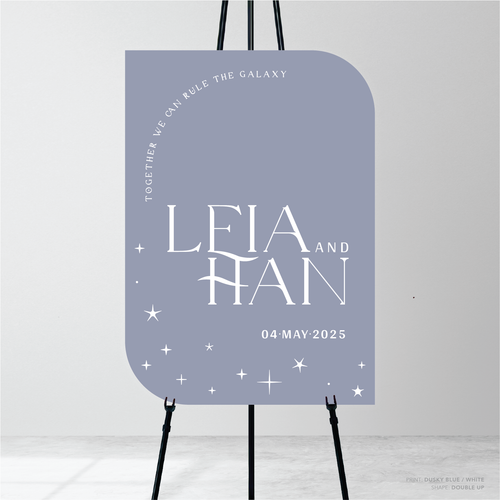 Starry: Wedding Welcome Sign