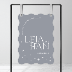 Starry: Wedding Welcome Sign