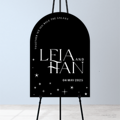 Starry: Wedding Welcome Sign