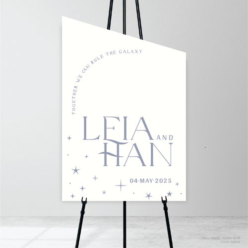 Starry: Wedding Welcome Sign