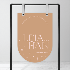 Starry: Wedding Welcome Sign