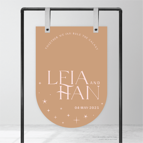 Starry: Wedding Welcome Sign