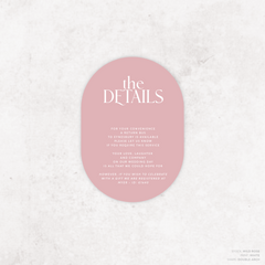 Wolfsbane: Wedding Details Card