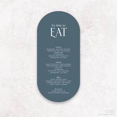 Wolfsbane: Wedding Menu