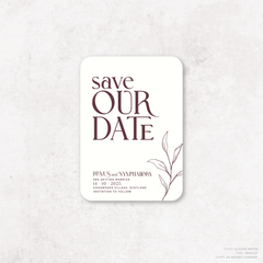 Wolfsbane: Wedding Save The Date