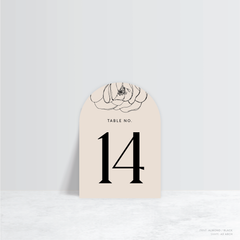 Wolfsbane: Wedding Table Number
