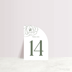 Wolfsbane: Wedding Table Number