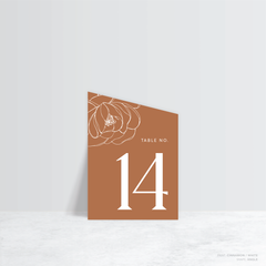 Wolfsbane: Wedding Table Number
