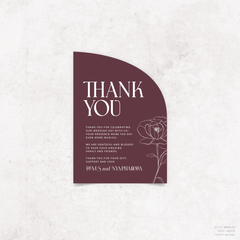 Wolfsbane: Wedding Thank You Card