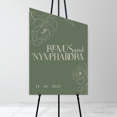 Wolfsbane: Wedding Welcome Sign