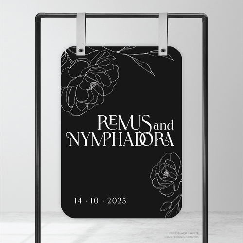 Wolfsbane: Wedding Welcome Sign 1