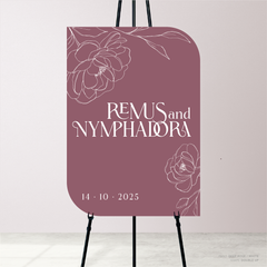 Wolfsbane: Wedding Welcome Sign