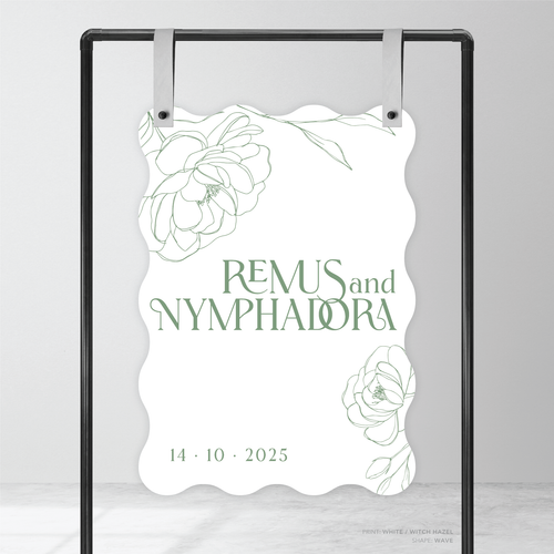 Wolfsbane: Wedding Welcome Sign