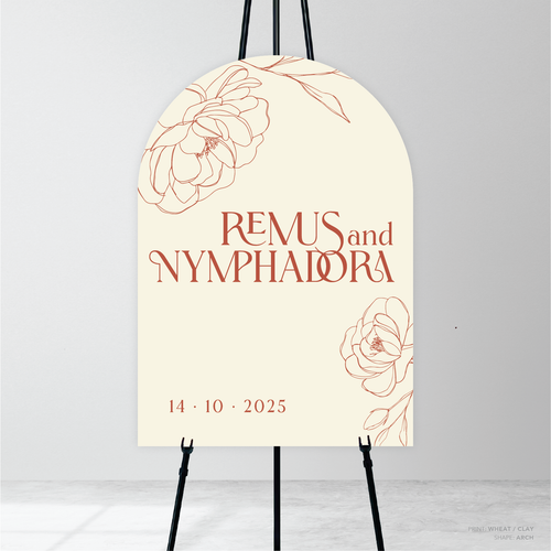 Wolfsbane: Wedding Welcome Sign