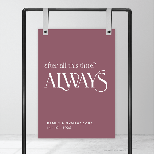 Wolfsbane: Wedding Welcome Sign