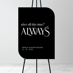 Wolfsbane: Wedding Welcome Sign