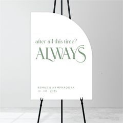 Wolfsbane: Wedding Welcome Sign