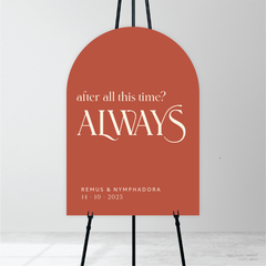 Wolfsbane: Wedding Welcome Sign