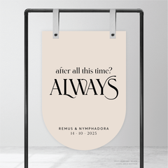 Wolfsbane: Wedding Welcome Sign